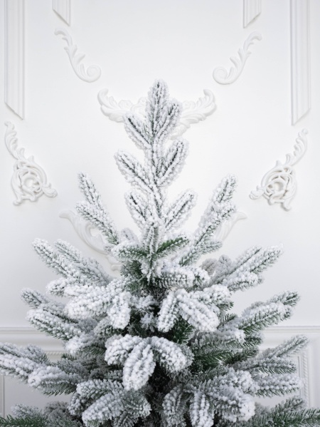 Ель "Царская Премиум" (зонтик) заснеженная 1,2 м