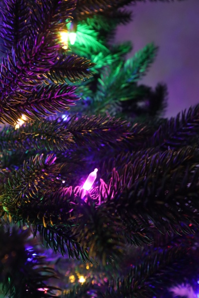 Ель "Финская Премиум" зонтик с гирляндой 2,35 см