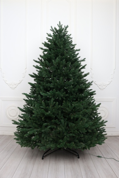 Ель "Финская Премиум" зонтик с гирляндой 2 м