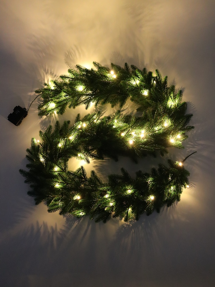 Гирлянда еловая «Датская» 50LED‑диодов, 1.8 м