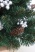 Ель 70 см шишки / серебристые ягоды