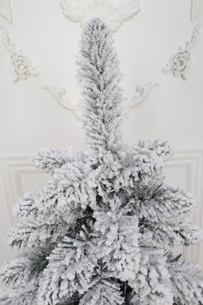 Ель "Сибирская Люкс" заснеженная 1,1 м. ветки вниз