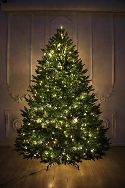 Ель "Финская Премиум" зонтик с гирляндой 2,35 см