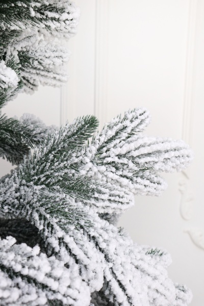 Ель "Бельгийская Премиум" (зонтик) заснеженная 1,8 м