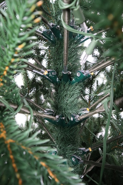 Ель "Финская Премиум" зонтик с гирляндой 2,35 см